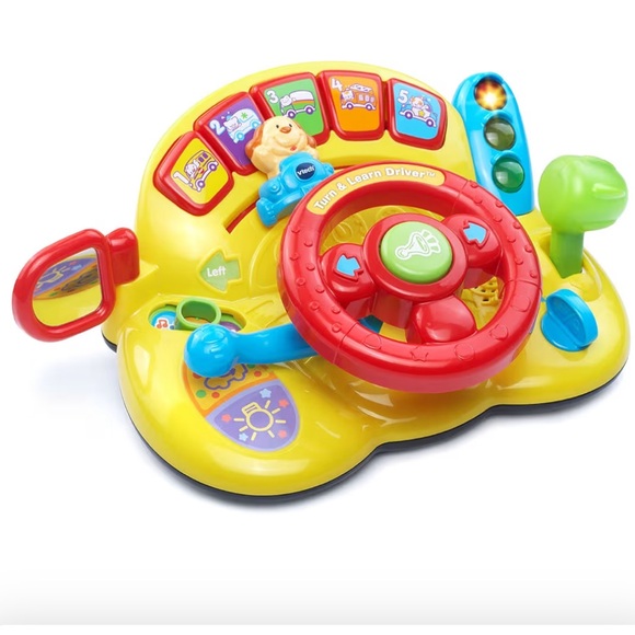 vtech Other - 👶🏻 VTECH Turn & Learn Drivers Activity Steering Wheel Toy baby toddler like new
